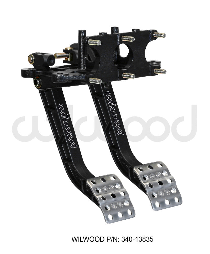brake clutch pedal Wilwood Adjustable Dual Pedal - Brake / Clutch - Rev. Swing Mount