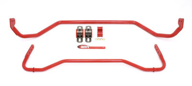 BMR 08-09 Pontiac G8 Front & Rear Sway Bar Kit w/ Bushings - Red