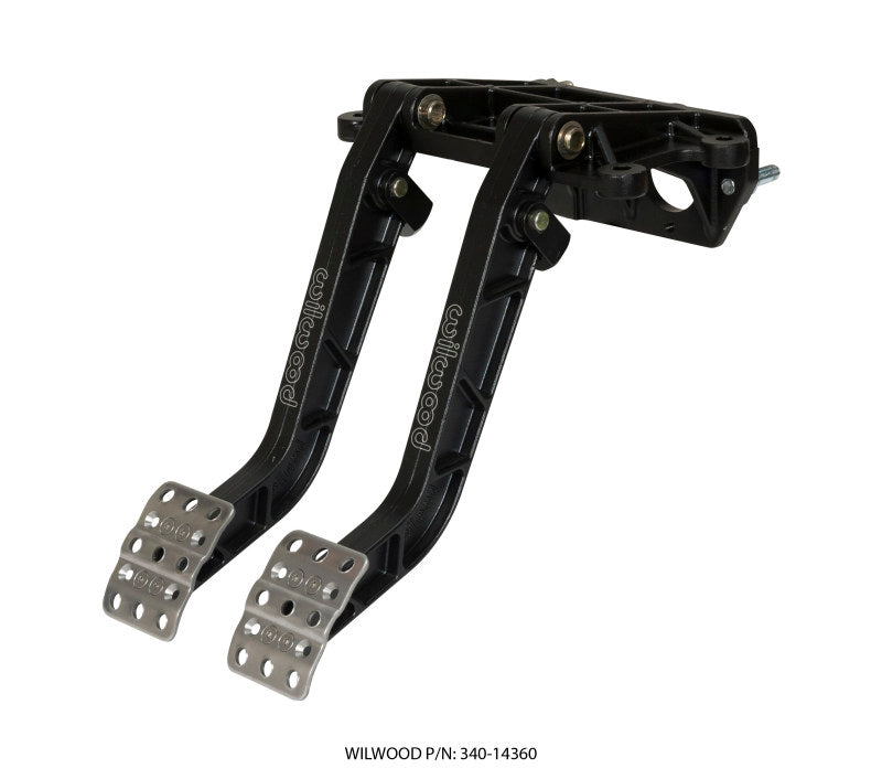 Wilwood Adjustable-Tandem Dual Pedal - Brake / Clutch - Fwd. Swing Mount - 6.25:1